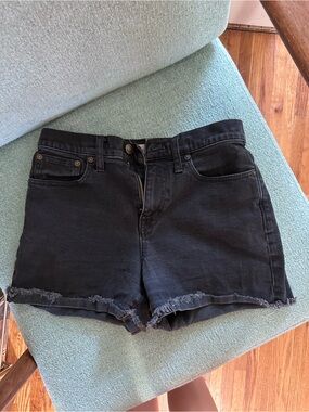 Madewell high rise denim shorts